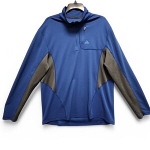 Nike ACG 1/4 Zip‎ Pullover Mens XL (Fits as Large) Blue Running Training Dry-Fit